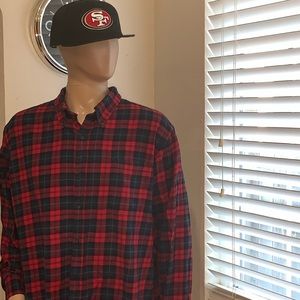 Flannel Button Down Shirt XXL